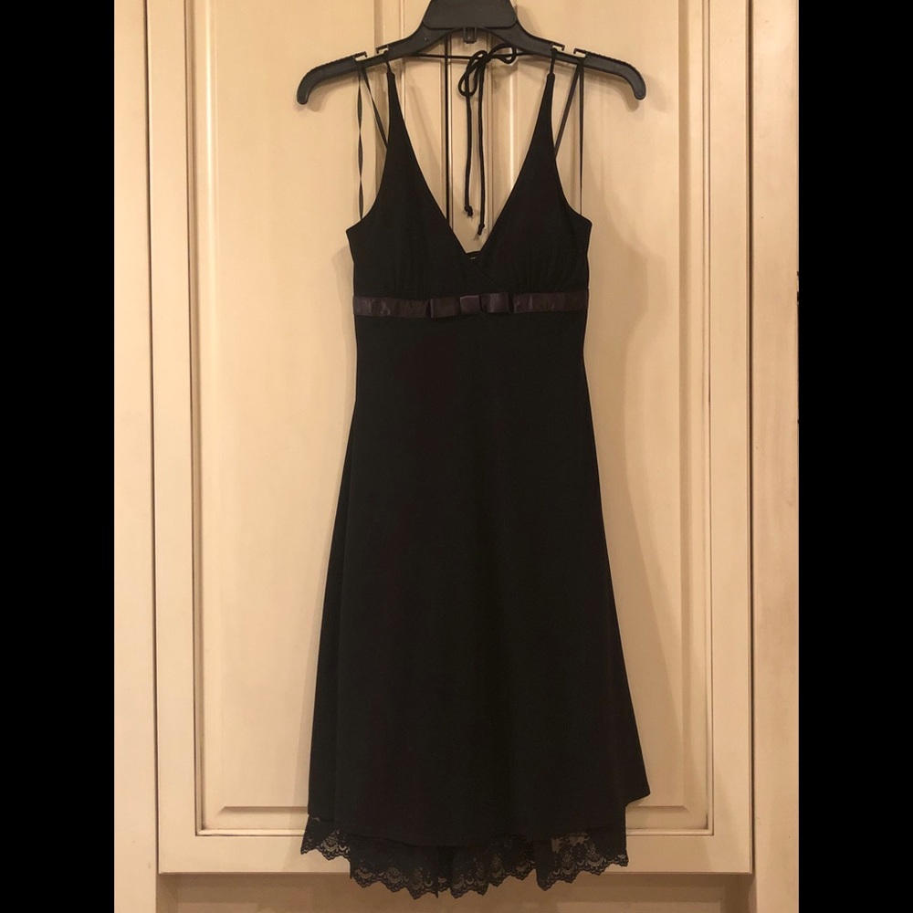 Jodi Kristopher, Black Halter Dress, Size Small